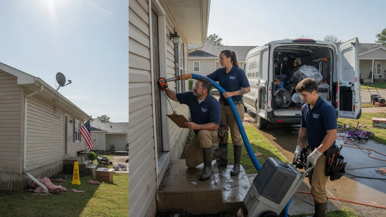 Ceiling Water Damage Restoration in Colfax, NC near me